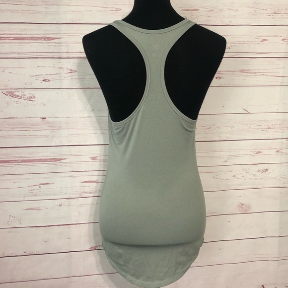 Alpha Forward Grey Racerback Workout Tank Top - Picture 3 of 5